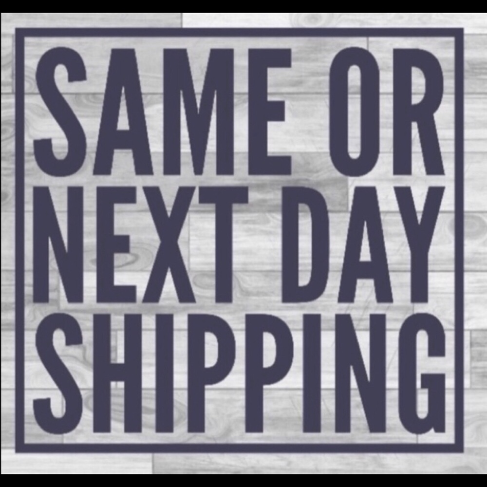 SAME DAY SHIPPING PROMISED